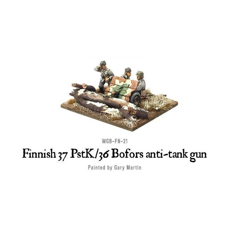 Finnish 37 PstK/36 Bofors anti-tank gun 28mm WWII WARLORD GAMES