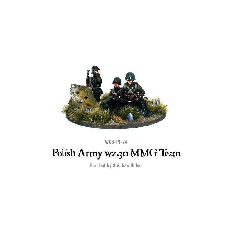 Polish Army wz.30 MMG team 28mm WWII WARLORD GAMES