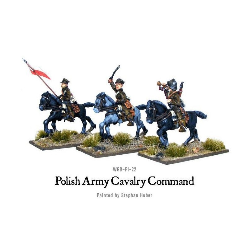 Polish Army cavalry command 28mm WWII WARLORD GAMES