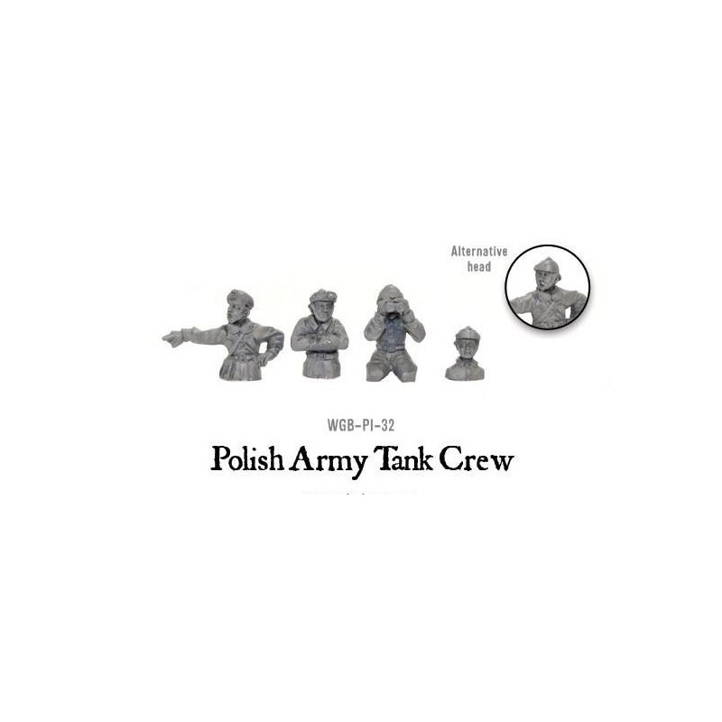 Polish Army Tank Crew 28mm WWII WARLORD GAMES