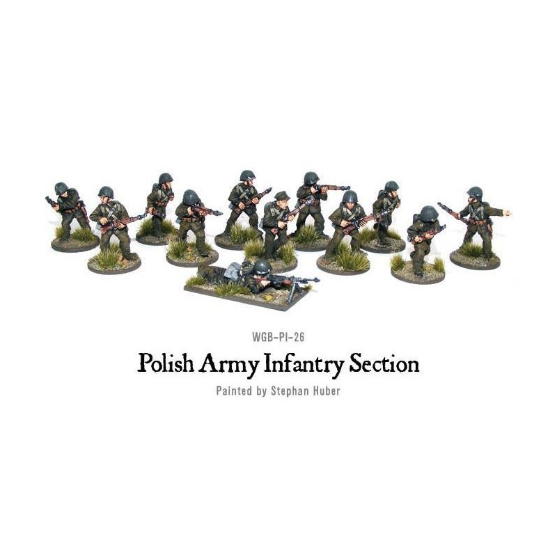 Polish Army infantry section 28mm WWII WARLORD GAMES