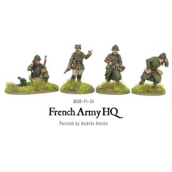 French Army HQ 28mm WWII...