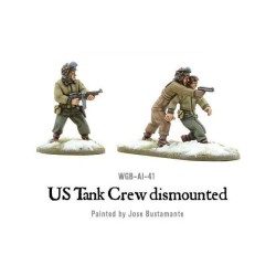 U.S. American Tank Crew dismounted 28mm WWII WARLORD GAMES