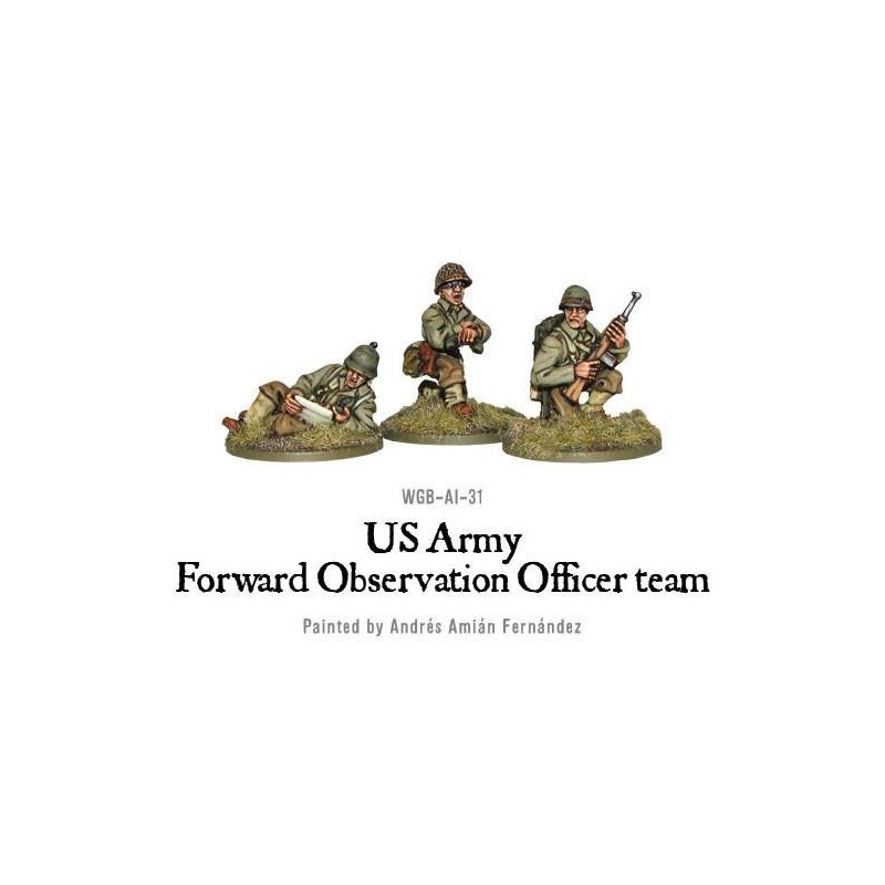 U.S. American Army FOO Team 28mm WWII WARLORD GAMES