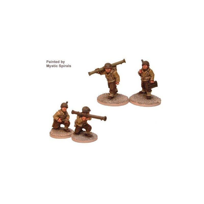 American U.S. Bazooka Teams 28mm WWII CRUSADER MINIATURES