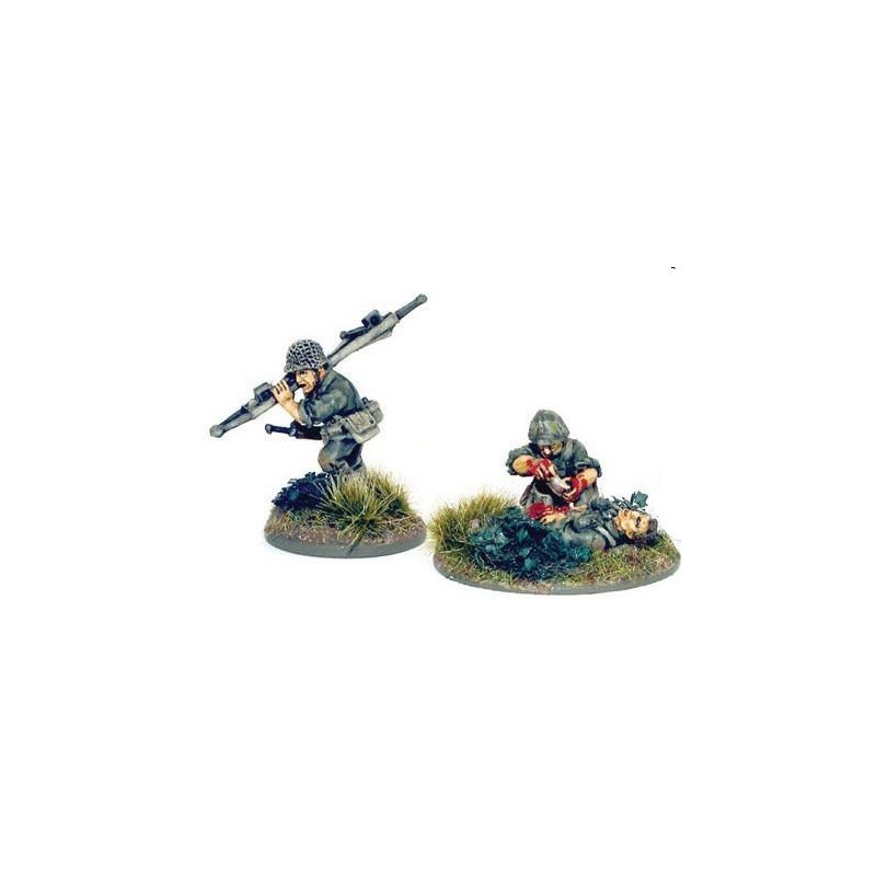 American U.S. Marines Corp Medics 28mm WWII WARLORD GAMES