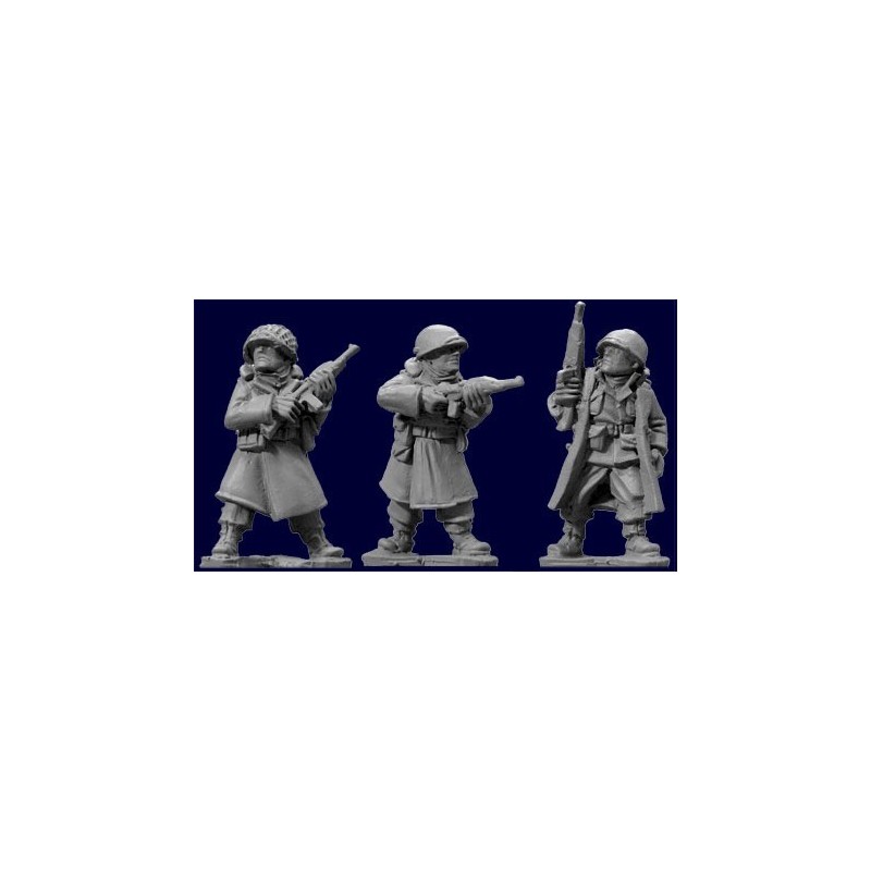 U.S. American Infantry in Greatcoats with Carbines A 28mm WWII ARTIZAN DESIGN