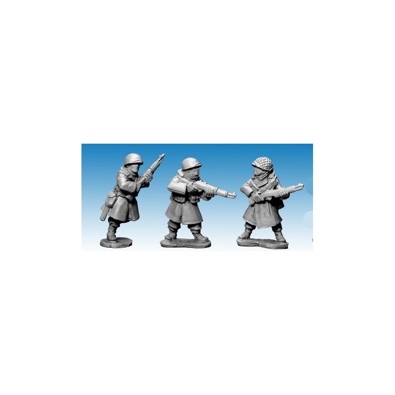 U.S. American Infantry in Greatcoats with Rifles IIA 28mm WWII ARTIZAN DESIGN