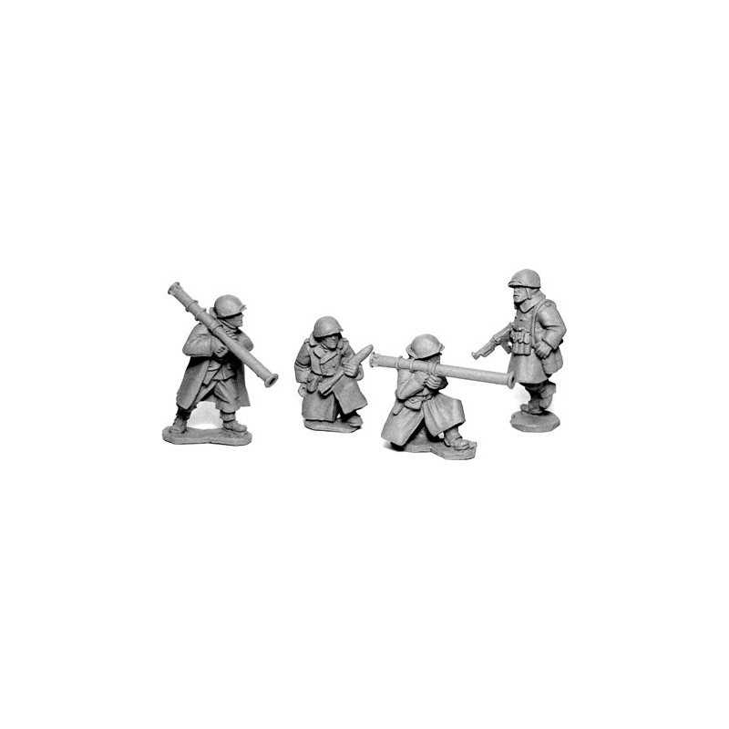 U.S. American Infantry Bazooka Team in Greatcoats 28mm WWII ARTIZAN DESIGN