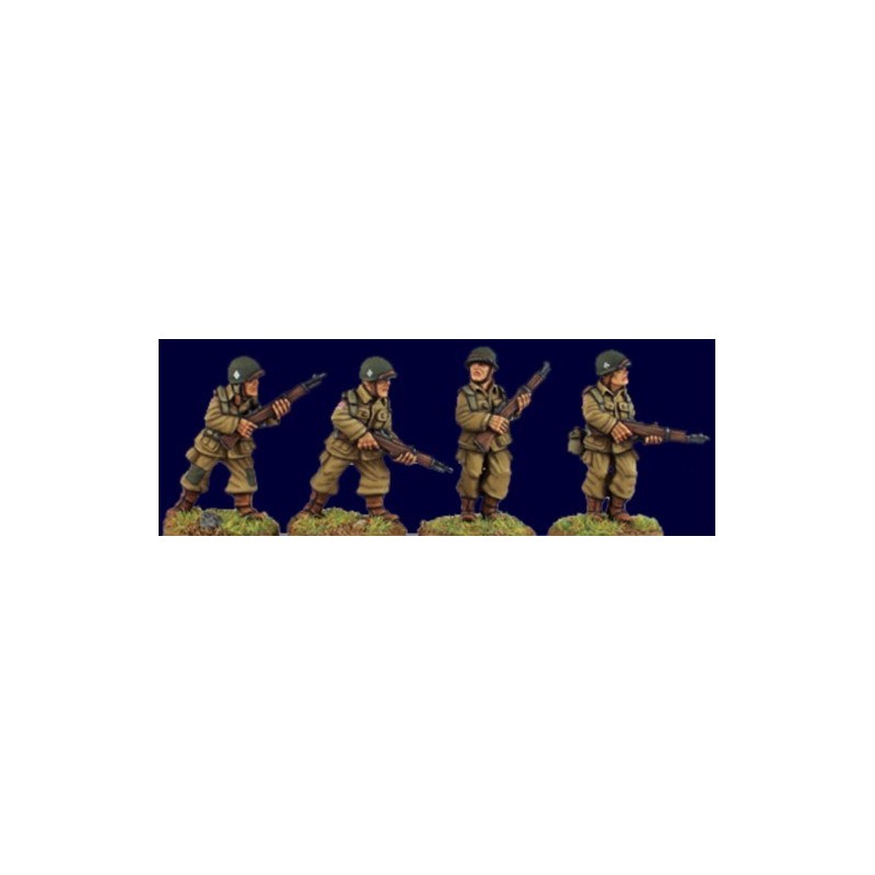 U.S. American Airborne Riflemen I 28mm WWII ARTIZAN DESIGN