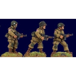 U.S. American Airborne w/ S.M.G.s  28mm WWII ARTIZAN DESIGN