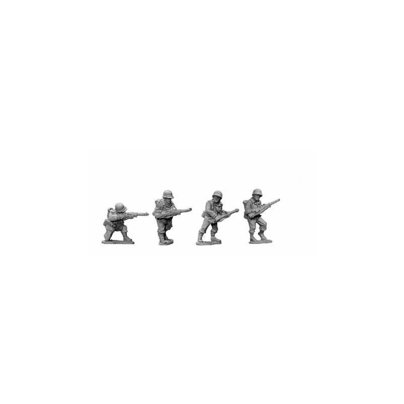 U.S. American Infantry w/Rifles V 28mm WWII BLACK TREE DESIGN