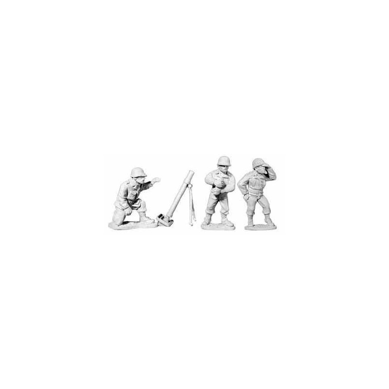 U.S. American Infantry Mortar Teams 28mm WWII BLACK TREE DESIGN