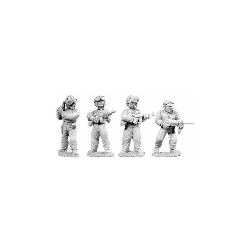 U.S. American Dismounted Tank Crews 28mm WWII BLACK TREE DESIGN