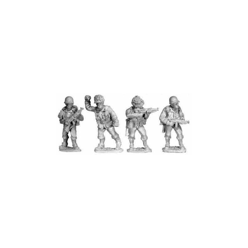 U.S. American Infantry Thompsons SMGs III 28mm WWII BLACK TREE DESIGN