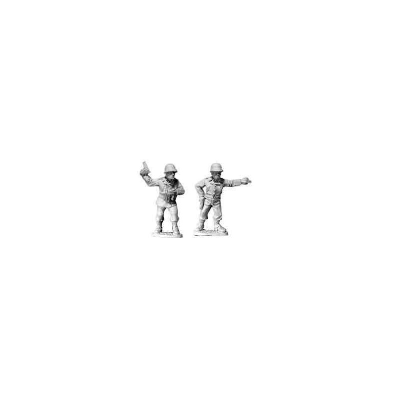 U.S. American Infantry Officers 28mm WWII BLACK TREE DESIGN