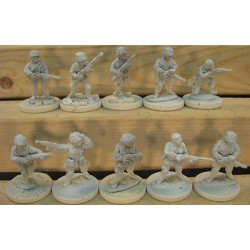 U.S. American Airborne Para Squad 1 28mm WWII BLACK TREE DESIGN