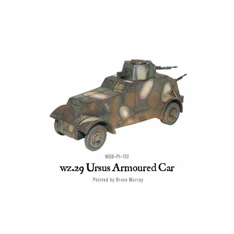 Polish Army wz.29 Ursus heavy armoured car 28mm WWII WARLORD GAMES