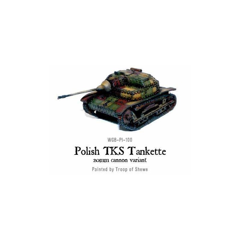 Polish Army TKS Tankette 28mm WWII WARLORD GAMES