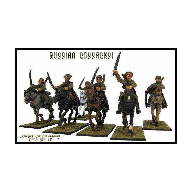 Russian Soviet Russian Cossack Cavalry 28mm COPPLESTONE CASTINGS