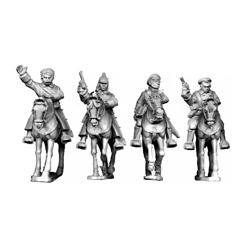 Russian Soviet Cossack Cavalry Command 28mm COPPLESTONE CASTINGS