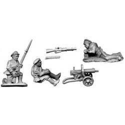 Soviet White Russian Maxim MMG Team (WINTER-WAR) 28mm COPPLESTONE CASTINGS