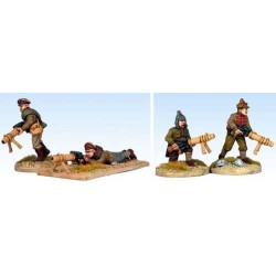 Soviet Russian Bolshevik Lewis Gunners LMGs (WINTER-WAR) 28mm COPPLESTONE CASTINGS