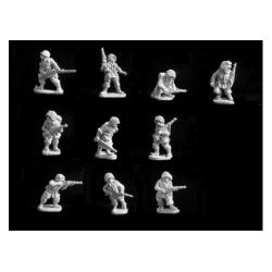 American U.S. Paras in Helmets 28mm WWII WEST WIND