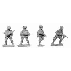 American U.S. Airborne Para  w/SMGs "Grease Guns" II 28mm WWII BLACK TREE DESIGN