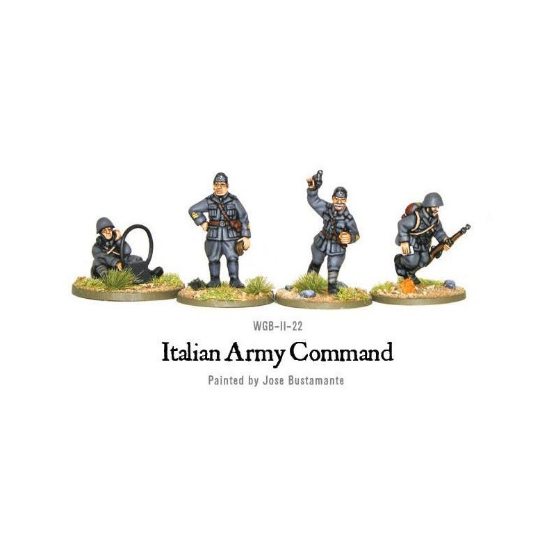 Italian Army HQ (Command) 28mm WWII WARLORD GAMES