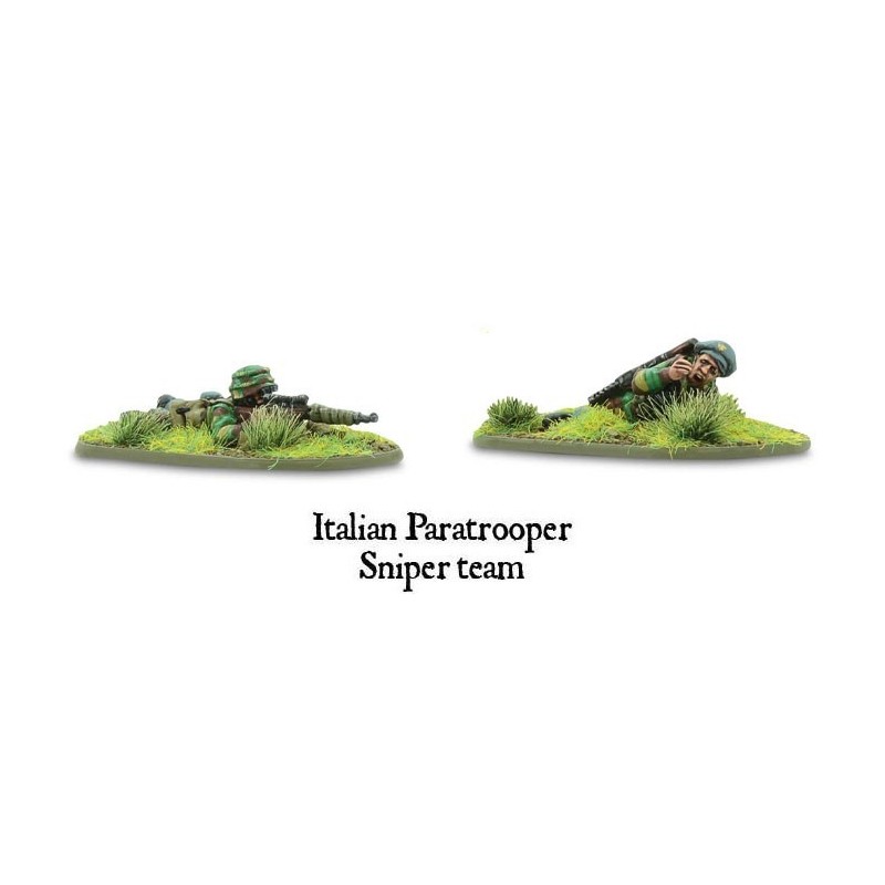 Italian Paratrooper Sniper Team 28mm WWII WARLORD GAMES