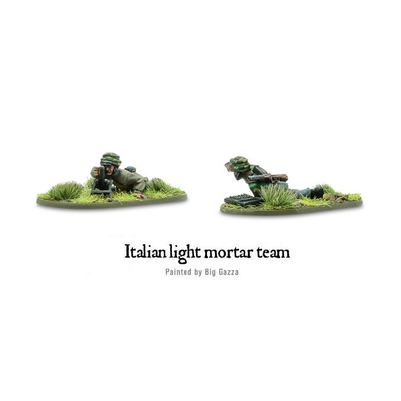 Italian Airborne Light Mortar Team 28mm WWII WARLORD GAMES