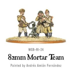 Russian Soviet 82mm Mortar Team 28mm WWII WARLORD GAMES