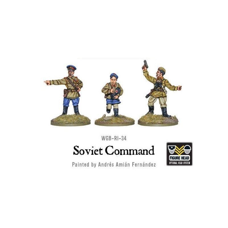 Russian Soviet Command 28mm WWII WARLORD GAMES