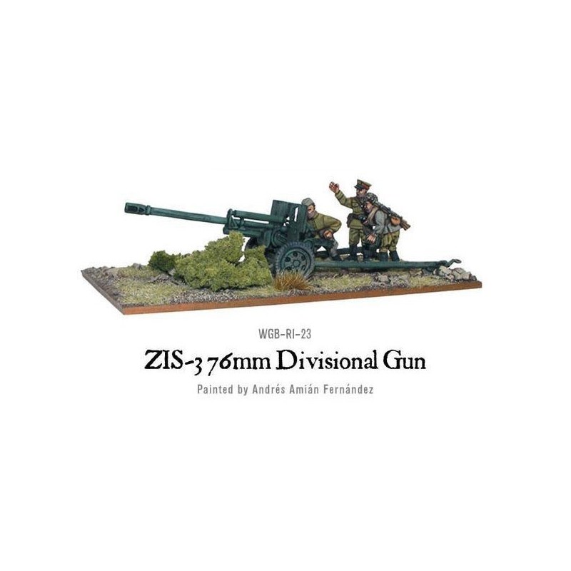 Russian Soviet ZIS-3 76mm Divisional Gun 28mm WWII WARLORD GAMES