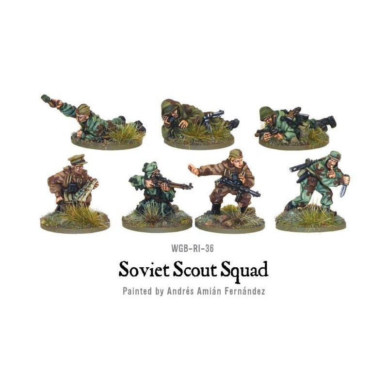 Russian Soviet Army Scouts 28mm WWII WARLORD GAMES