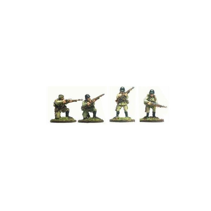 Russian Soviet Infantry w/Rifles I 28mm WWII BLACK TREE DESIGN