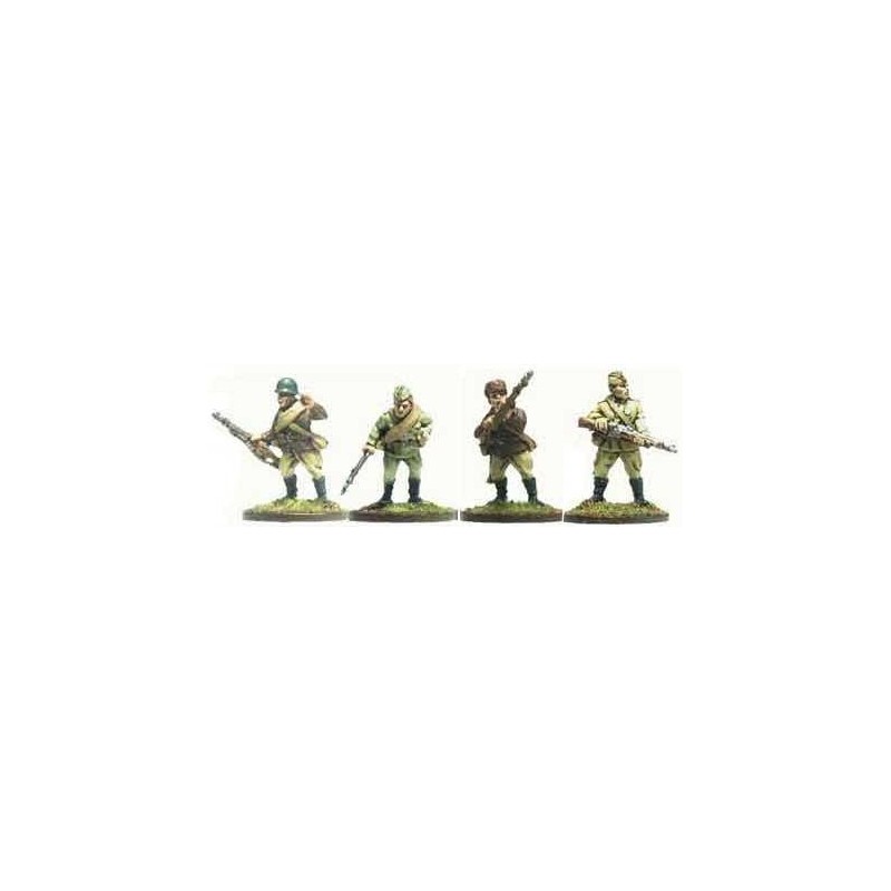 Russian Soviet Infantry w/Rifles III 28mm WWII BLACK TREE DESIGN