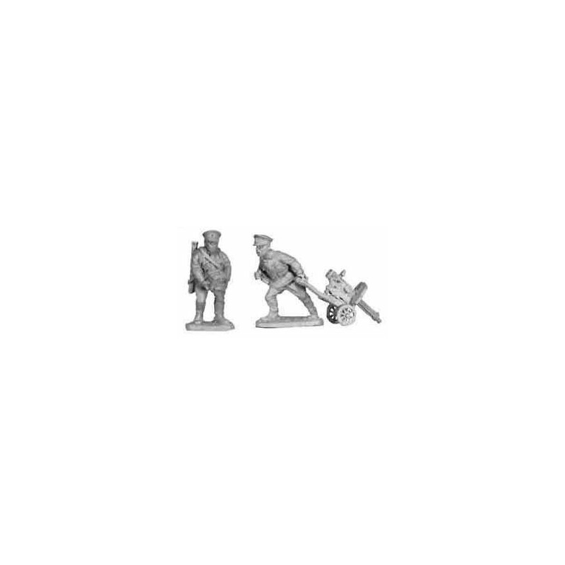 Russian Soviet NKVD Maxim MMG Team on the move 28mm WWII BLACK TREE DESIGN