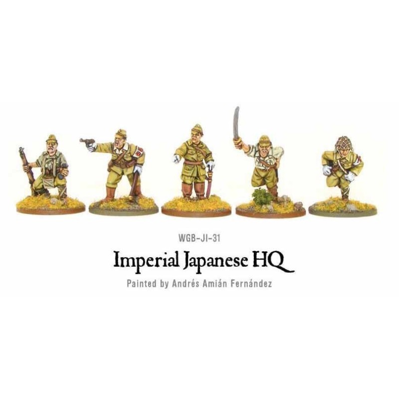 Imperial Japanese HQ 28mm WWII WARLORD GAMES