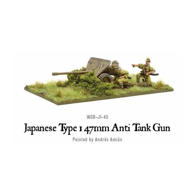 Imperial Japanese Type 1 47mm Anti Tank Gun 28mm WWII WARLORD GAMES