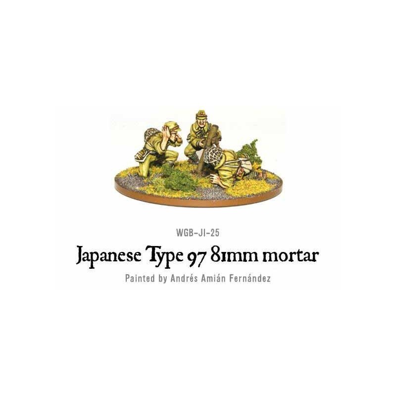 Imperial Japanese Type 97 81mm mortar 28mm WWII WARLORD GAMES