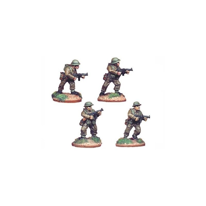 British w/Thompson SMGs 28mm WWII CRUSADER MINIATURES