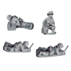 British Late War 2" Mortar Team 28mm WWII CRUSADER MINIATURES