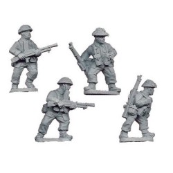 British Late War Bren Gun Teams 28mm WWII CRUSADER MINIATURES