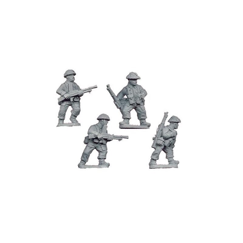 British Late War Bren Gun Teams 28mm WWII CRUSADER MINIATURES