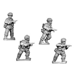 British Airborne Paratrooper w/SMGs 28mm WWII CRUSADER MINIATURES