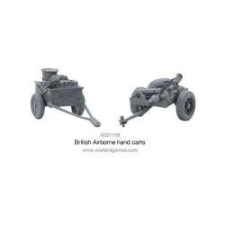 British Airborne Hand Carts 28mm WWII WARLORD GAMES