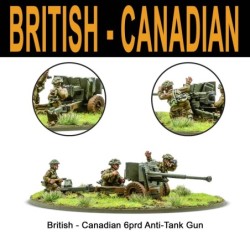 British Army Six Pounder AT Gun 28mm WWII WARLORD GAMES