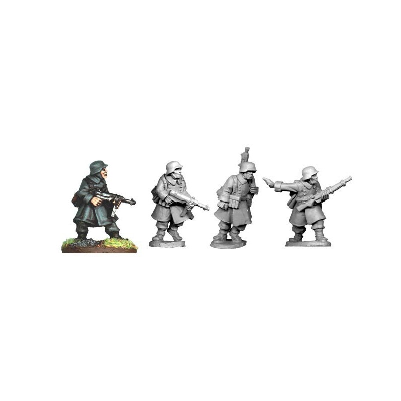 German N.C.O.s and LMG Team in Greatcoats 28mm WWII ARTIZAN DESIGN